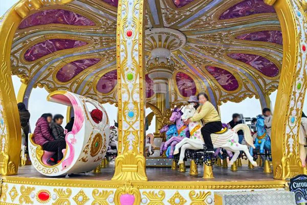 Fabricant de carrousels à couronne de 52 places Prodigy