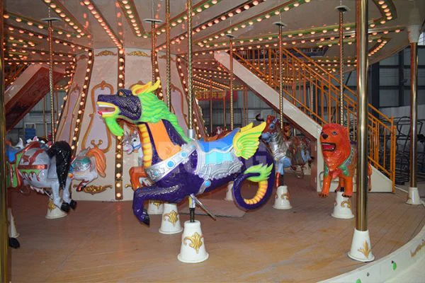 68-seat-double-decker-carousel-horse Двухъярусная карусель на 68 мест