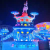 Bouncing-Flying-Saucer-for-sale Giostra a forma di UFO gonfiabile in vendita