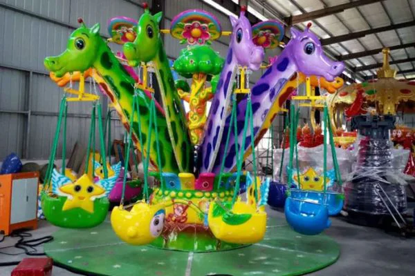 Flying-Chair-Ride-supplier Giro in sedia volante a forma di giraffa in vendita