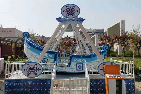 Pirate-Ship-for-Sale Mini navio pirata de gelo e neve à venda