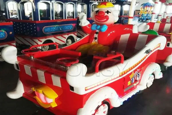 Trackless-Train-Supplier Tren sin vías con forma de payaso de 16 plazas en venta