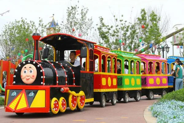 Trackless-Train-for-Sale Продается 16-местный безрельсовый поезд