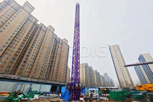 38m Spinning Drop Tower Ride for Sale 38m Spinning Drop Tower Ride