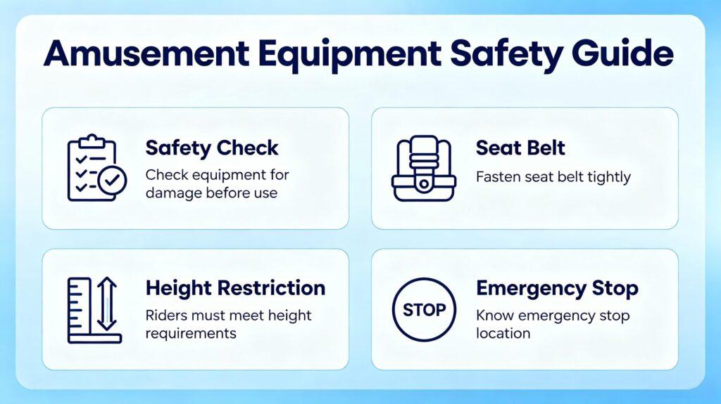 Amusement equipment safety diagram