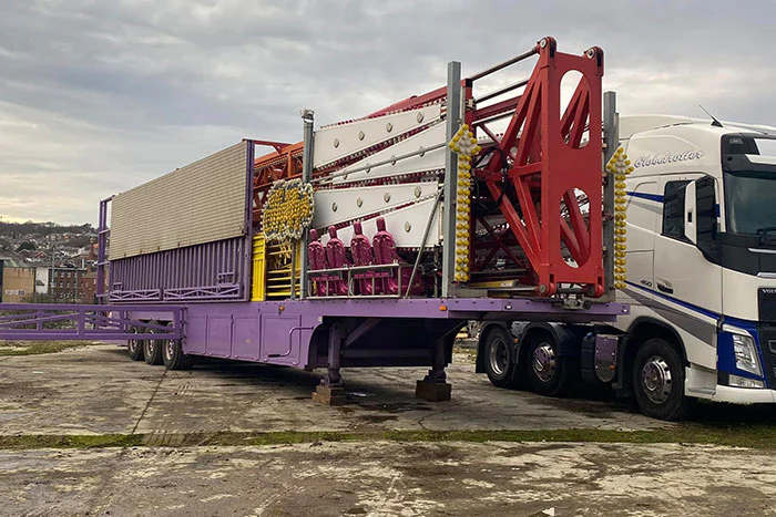 trailer big pendulum ride manufacturer
