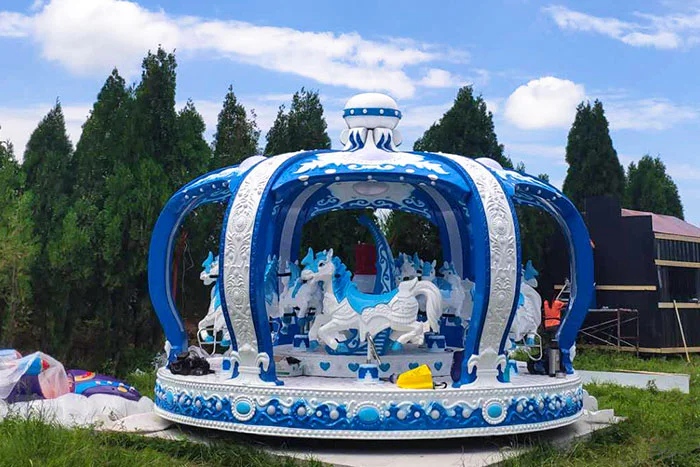 ice snow carousel amusement rides